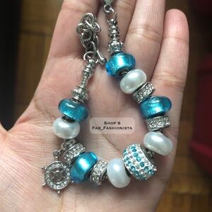 Charm bracelet with charms